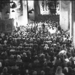 : „Gebet für das Land“ – Johann-Peter Hinz spricht in der Martinikirche Halberstadt, Oktober 1989 ©Städtisches Museum Halberstadt