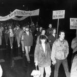 Demonstrationszug durch Halberstadt, Herbst 1989 ©Städtisches Museum Halberstadt