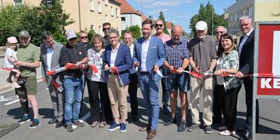 Freigabe der Rudolf-Diesel-Straße mit Ministerin Dr. Lydia Hüskens ©Stadt Halberstadt